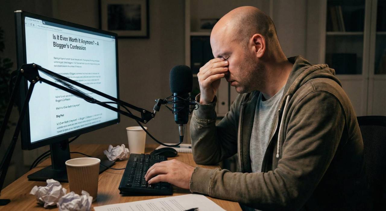 When Creating Content Feels Wrong Blogger Burnout