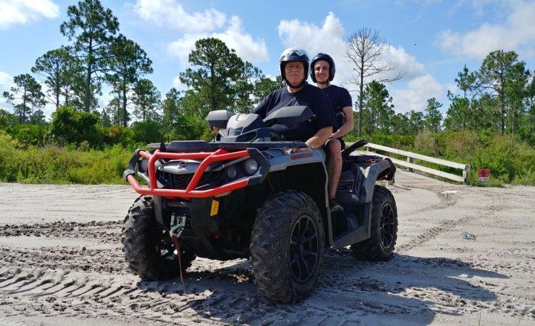 quad outlander at florida tracks and trails