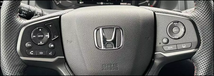 2024 honda passport awd trailsport - steering wheel crossbar