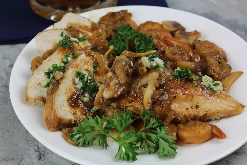 Bourbon Chicken and Shrimp Easy to make Recipe