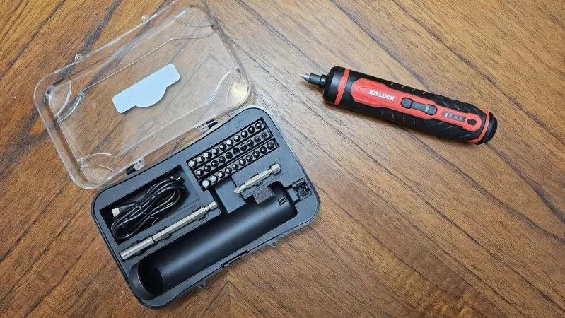kitluck power cordless screwdriver with case