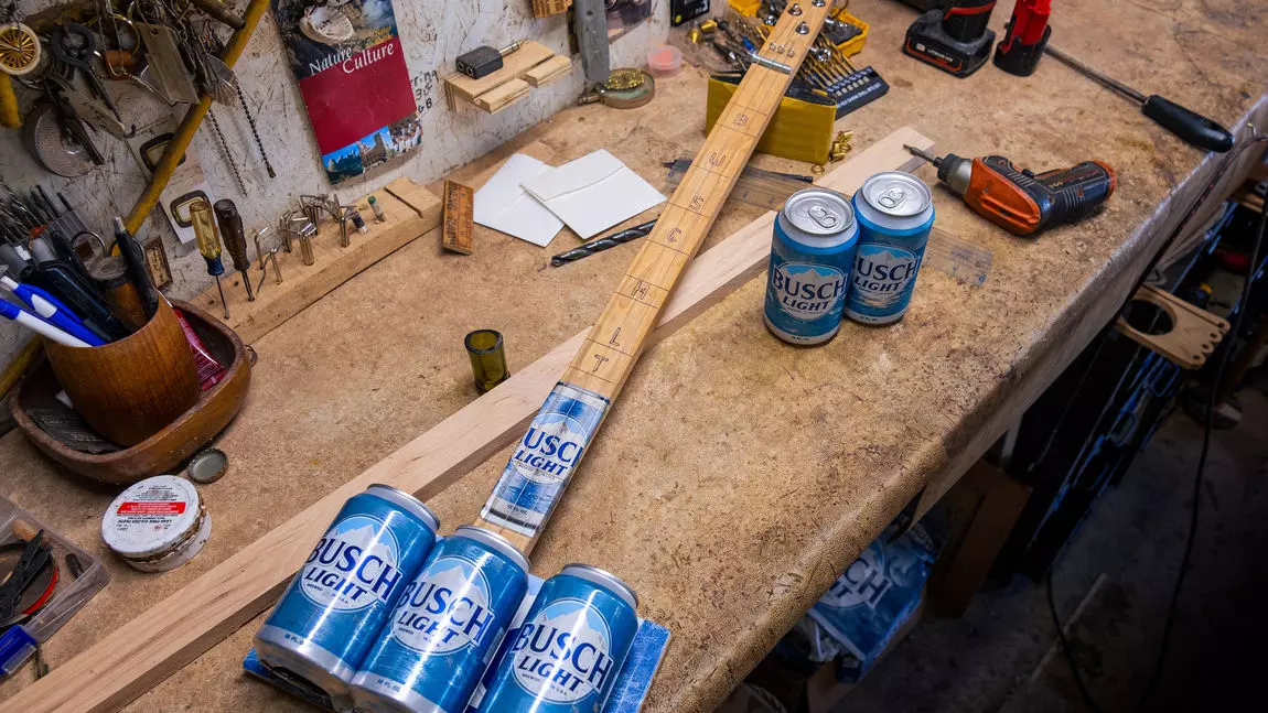 Don't Have A Guitar? Busch Light Has Got Your Back With A DIY Beer Can  Guitar