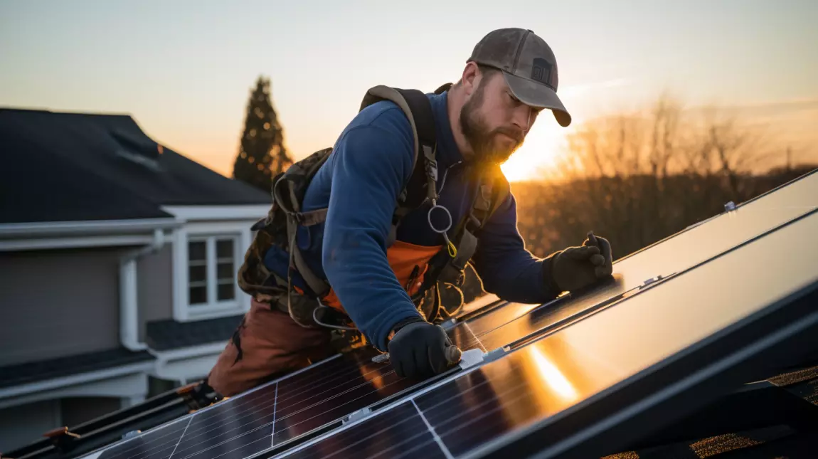 installing solar panels on a home can help make it more environmentally friendly