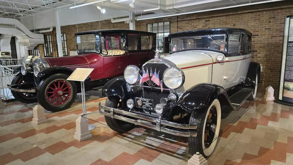 classic cars at the Auburn Chord Duessenburg Museum