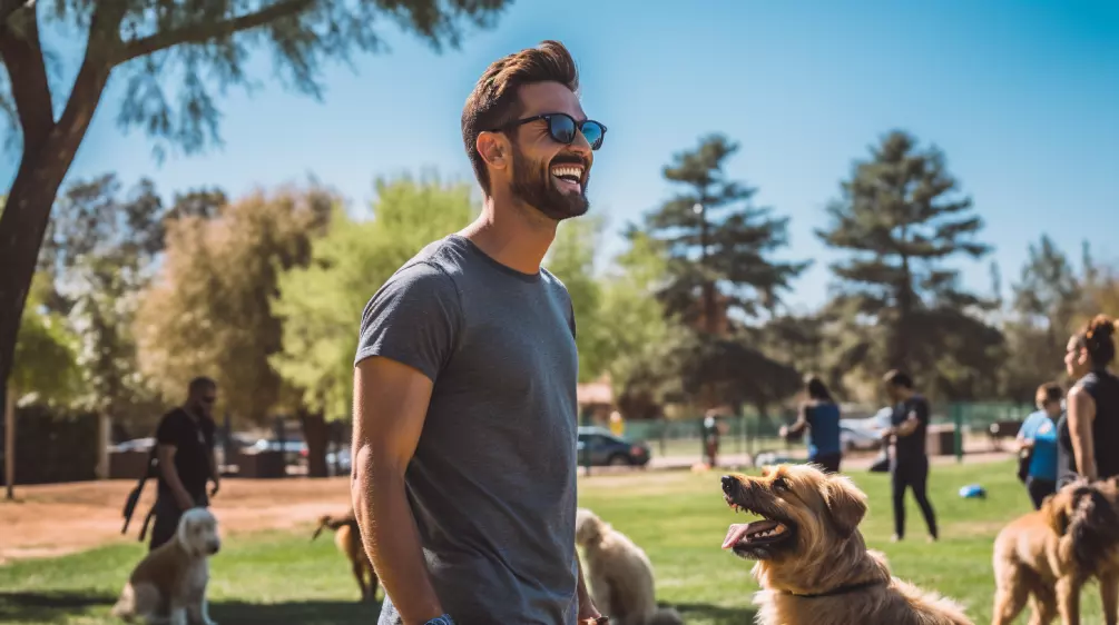 dog parks are a great place for single men to meet new people
