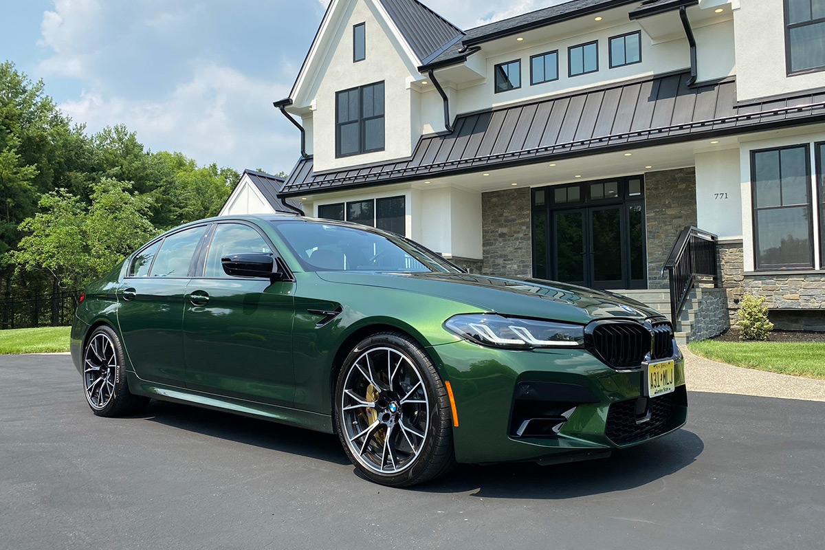 2021 BMW M5 Competition in Verde Ermes Pearl Metallic