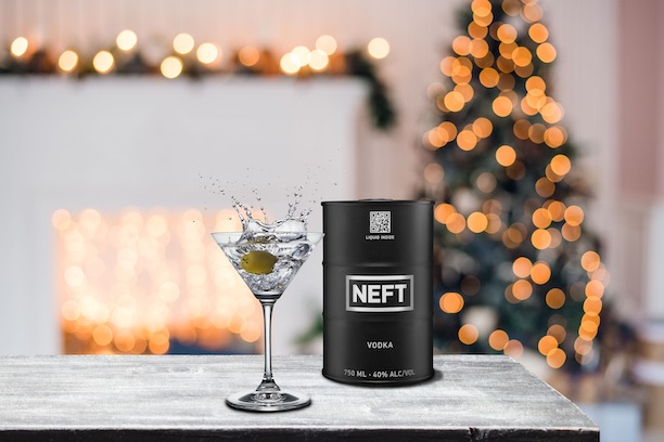 New Years Eve martini NEFT vodka