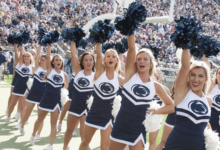 Penn State cheerleaders