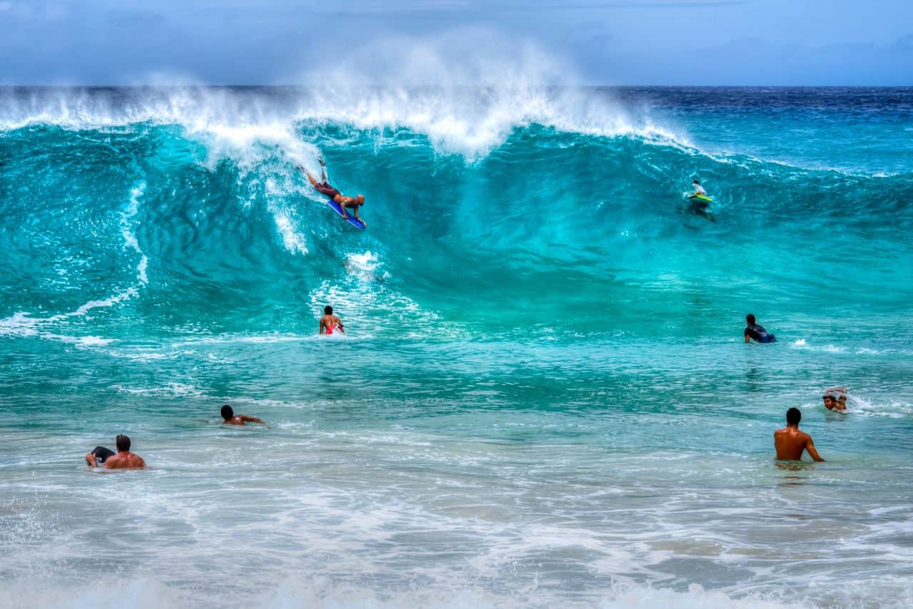 surfing in hawaii