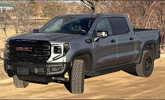 2025 GMC Sierra 1500 AT4X on dirt road