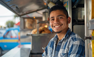 Diego turned his love of cooking into a food truck business