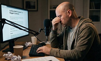 When Creating Content Feels Wrong Blogger Burnout