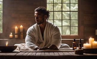 Aromatherapy can be an excellent way for men to relax and enjoy some me time as self care