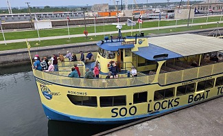 Michigan Father-Son Trip Ideas including Soo Locks Boat Tours