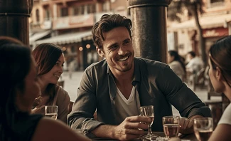 solo men travelling in europe enjoying the single man lifestyle