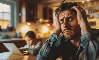 stressed out dad 