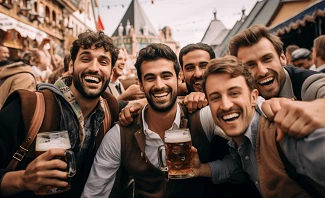 bachelor party in munich at Oktoberfest